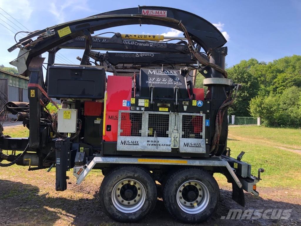 Mus-Max WT8XLZ Τεμαχιστές ξύλου