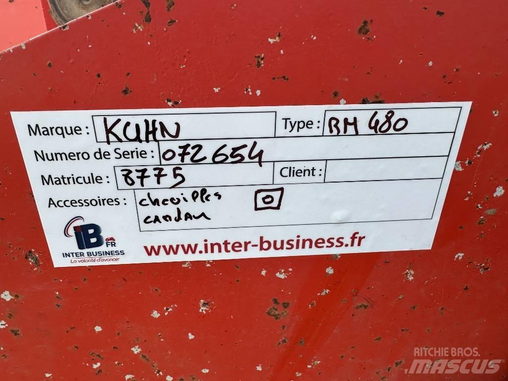 Kuhn RM480 Χορτοκοπτικά και κορυφολόγοι βοσκοτόπων