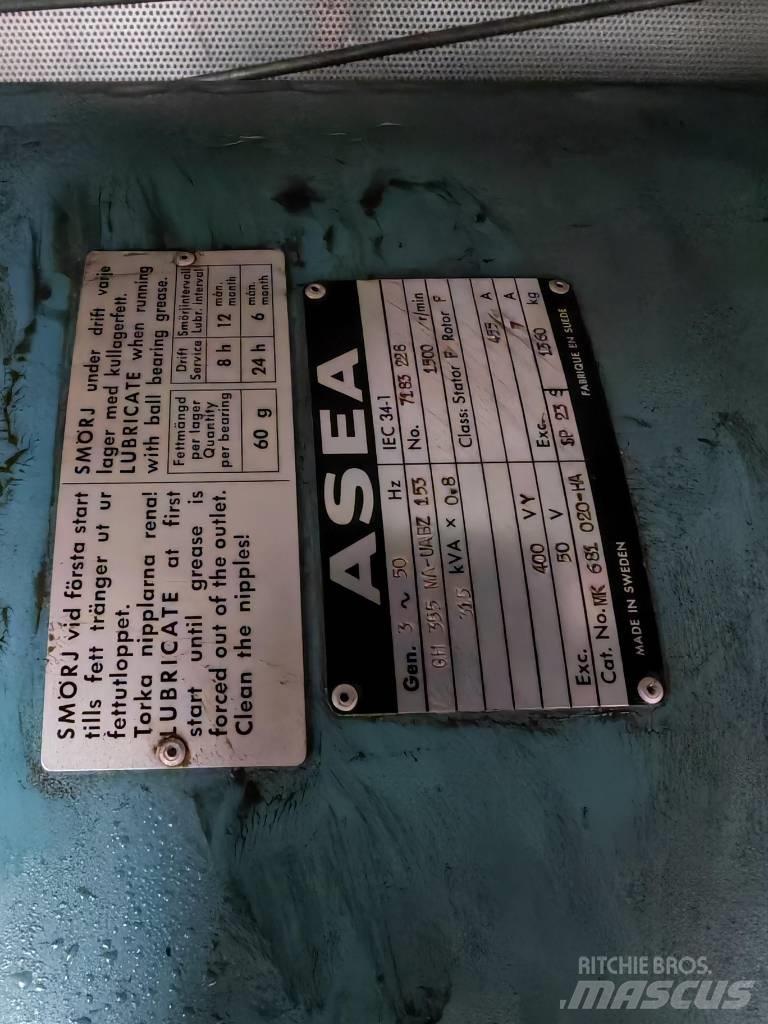 Asea 320kVA 295kW Γεννήτριες ντίζελ