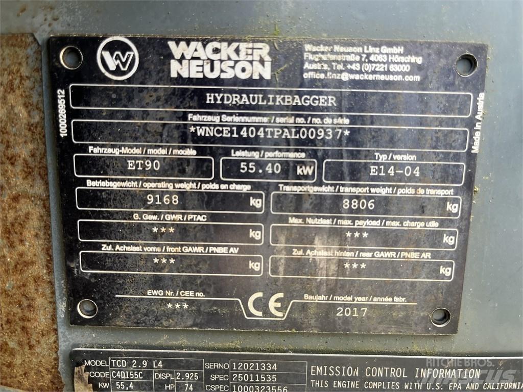 Wacker Neuson ET 90 Μίνι εκσκαφείς 7t - 12t