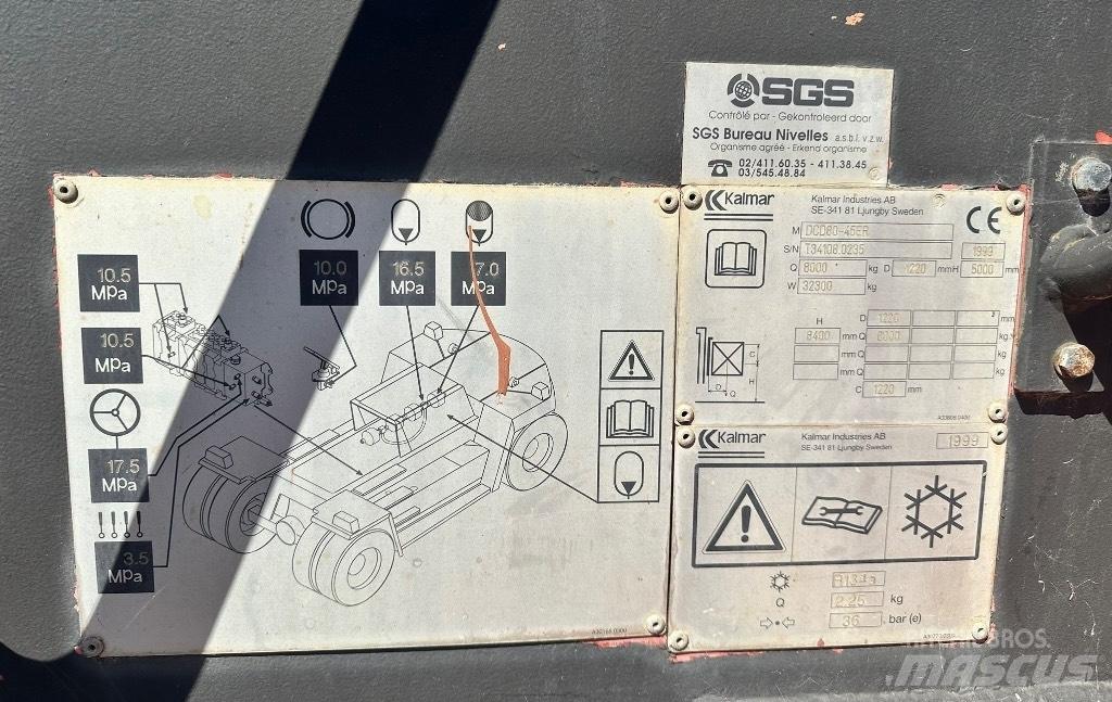 Kalmar DCD 80-45R Πετρελαιοκίνητα Κλαρκ