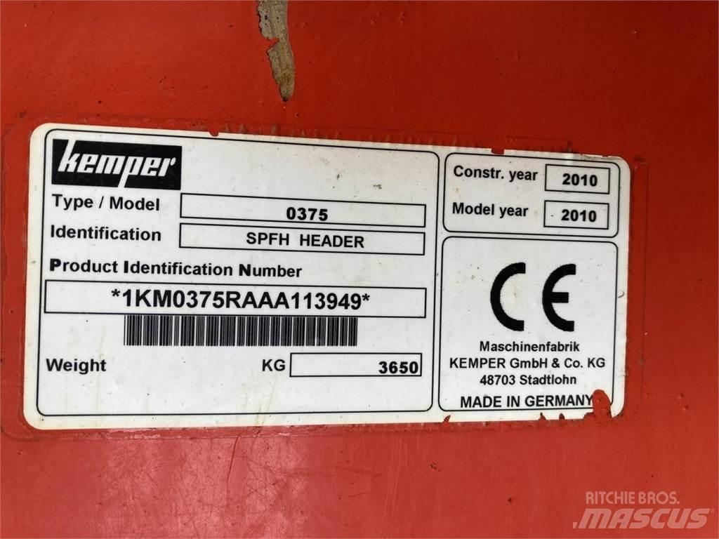 Kemper 375 Εξαρτήματα θεριζοαλωνιστικών μηχανών