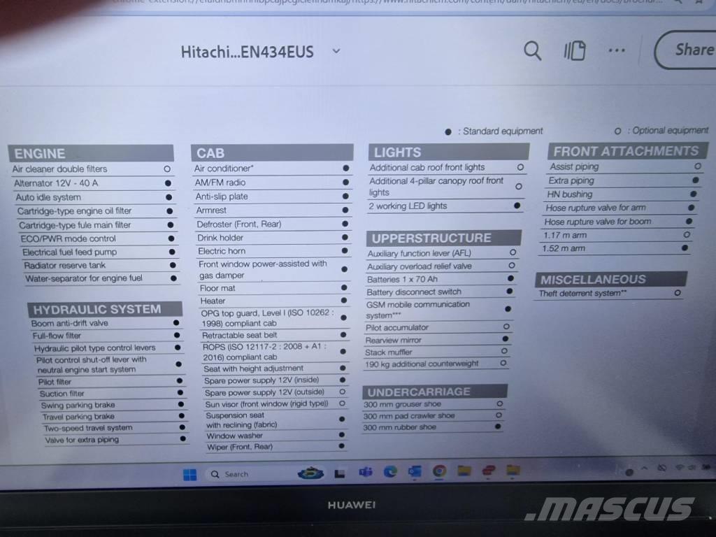 Hitachi ZX 33 U-6 Εκσκαφάκι (διαβολάκι) < 7t