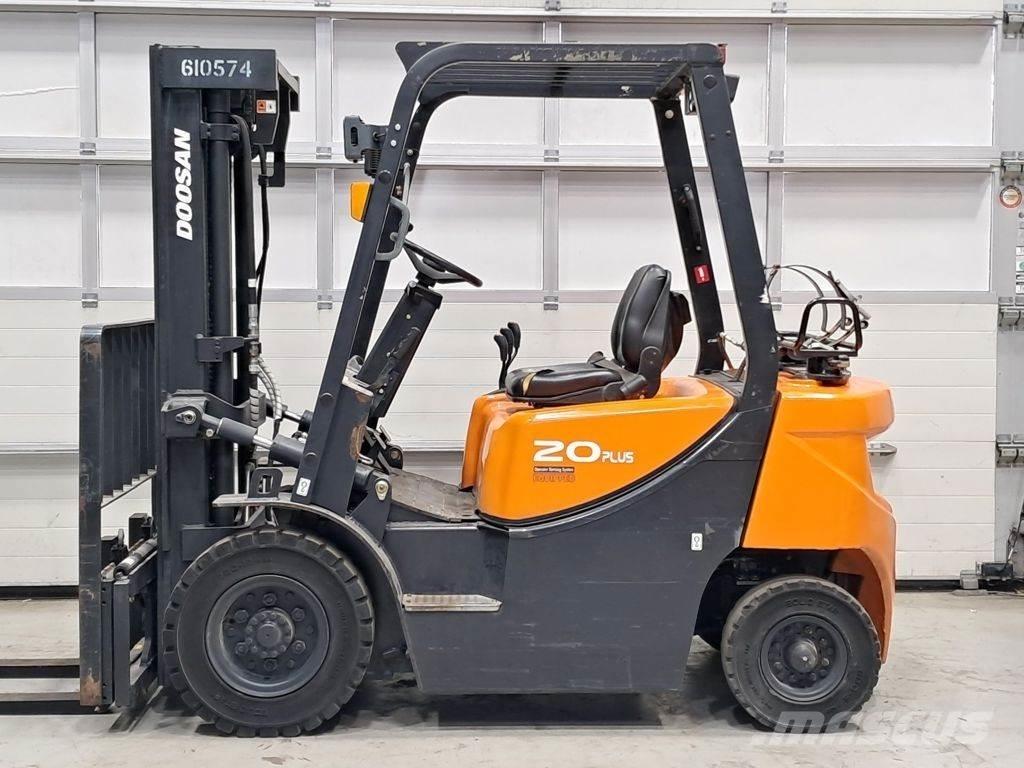 Doosan G20GP Περονοφόρα ανυψωτικά κλαρκ με φυσικό αέριο LPG