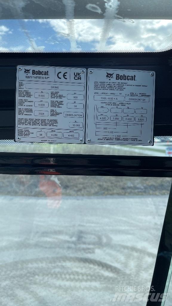 Bobcat B80NS Ηλεκτρικά περονοφόρα ανυψωτικά κλαρκ
