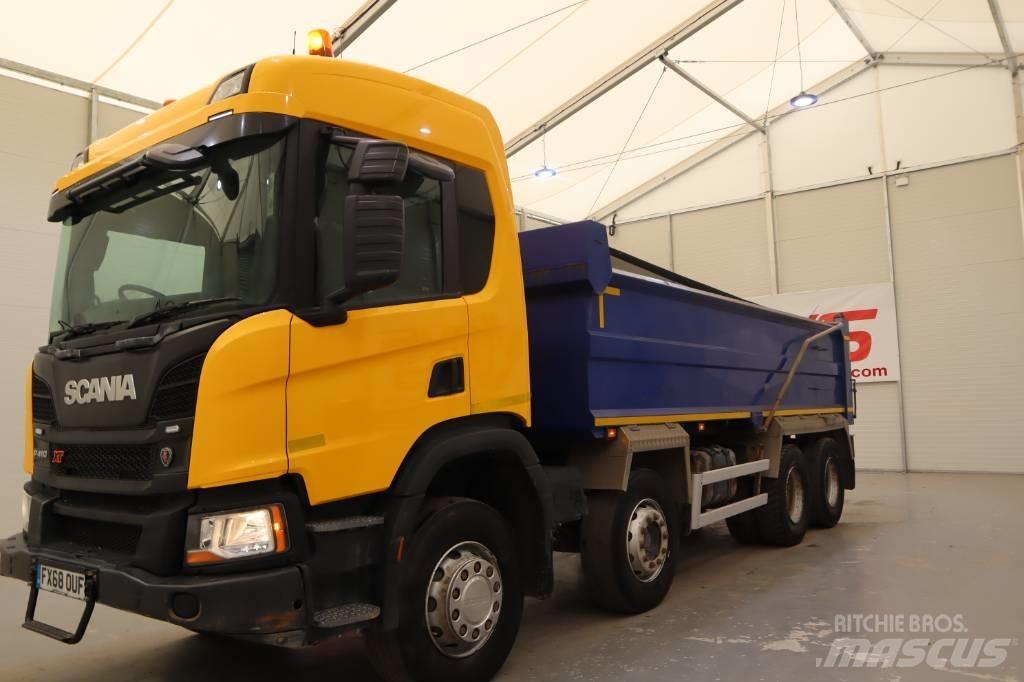 Scania P 410 Φορτηγά Ανατροπή