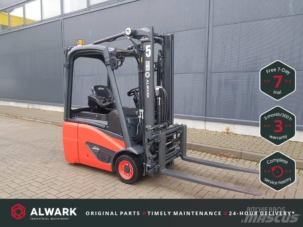 Linde E16C Ηλεκτρικά περονοφόρα ανυψωτικά κλαρκ