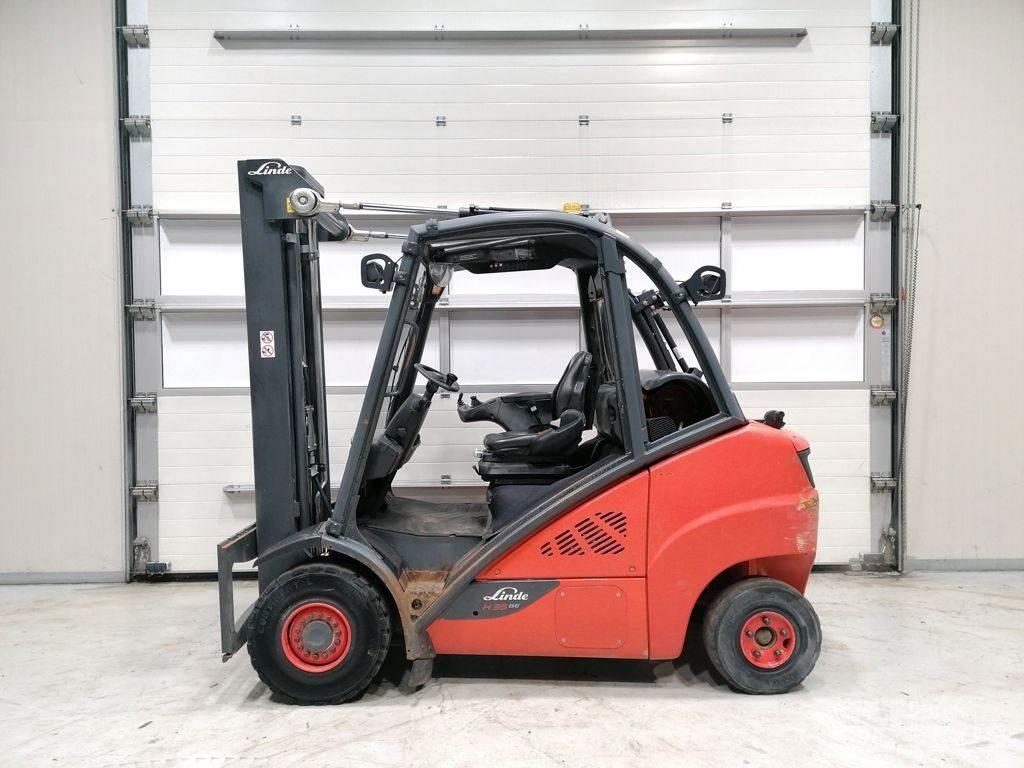 Linde H35T-02 Περονοφόρα ανυψωτικά κλαρκ με φυσικό αέριο LPG