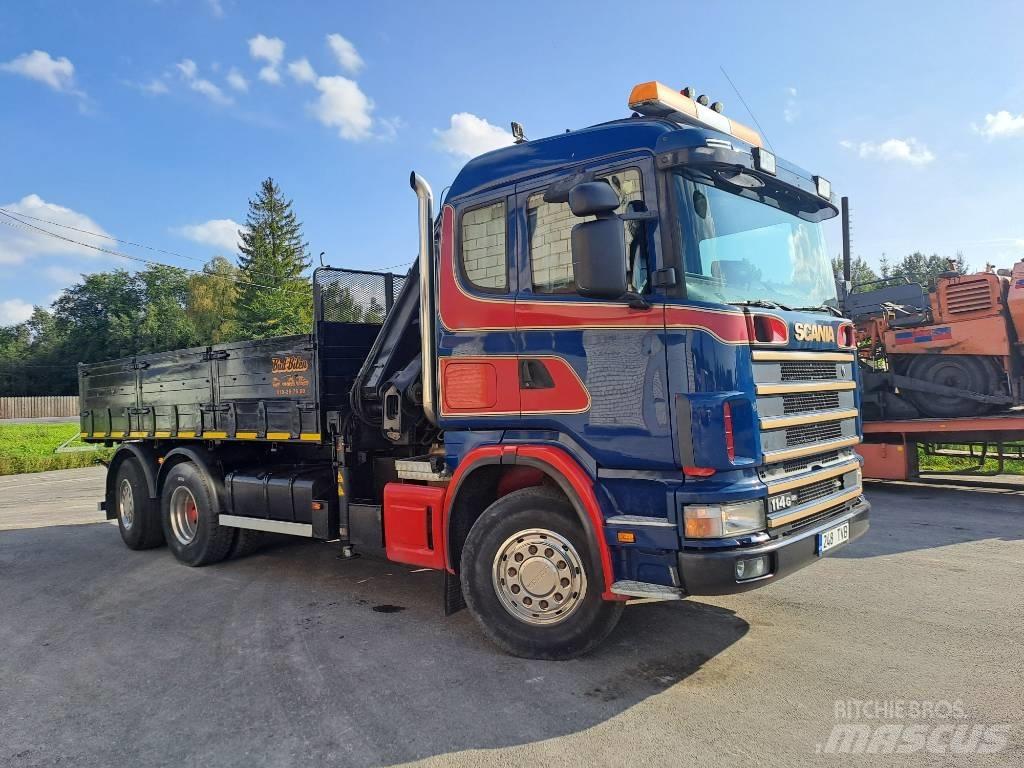 Scania R114 Φορτηγά με Γερανό