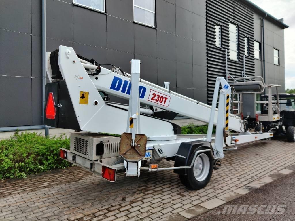 Dino 230 T Skylift Εναέριες πλατφόρμες τοποθετημένες σε ρυμούλκα