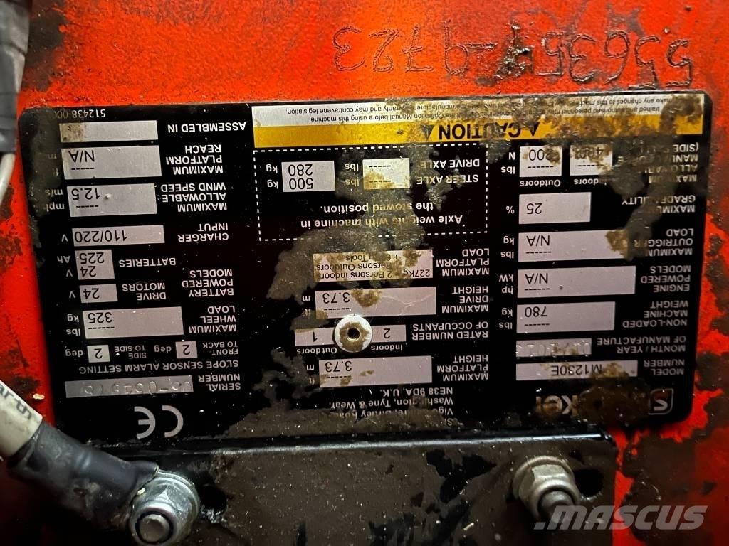 Snorkel TM 12 Ανυψωτήρες με κατακόρυφους πυλώνες
