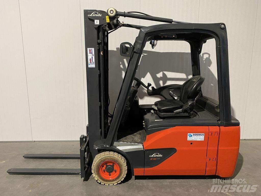 Linde E16L-386 Ηλεκτρικά περονοφόρα ανυψωτικά κλαρκ