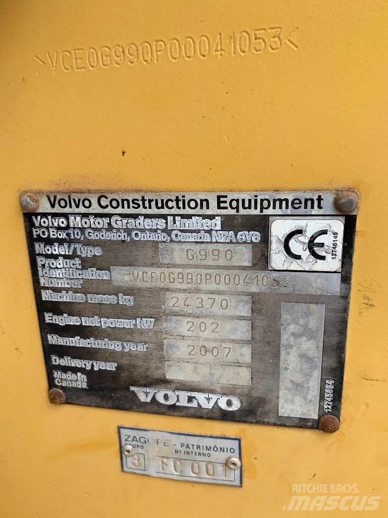 Volvo G990 Γκρέιντερς