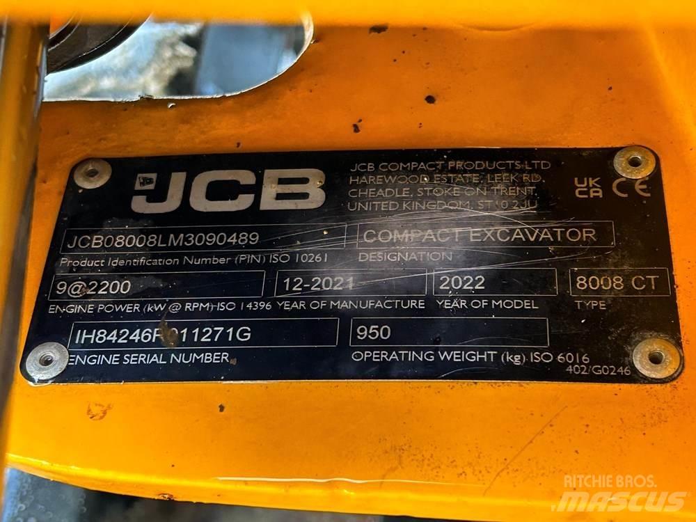 JCB 8008 Εκσκαφάκι (διαβολάκι) < 7t