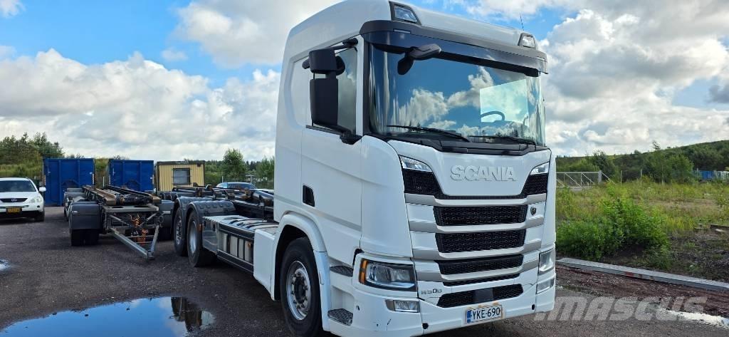 Scania R 500 Φορτηγά ανατροπή με γάντζο