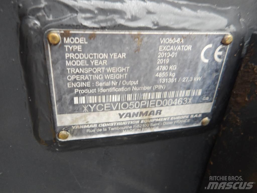 Yanmar Vio 50 Εκσκαφάκι (διαβολάκι) < 7t