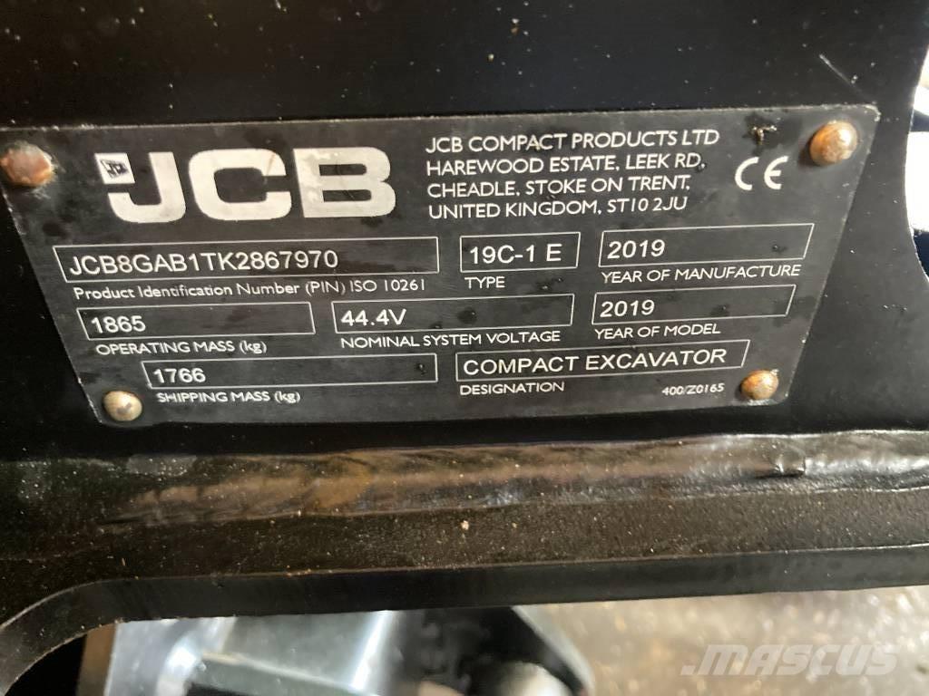 JCB 19 C-IE Εκσκαφάκι (διαβολάκι) < 7t