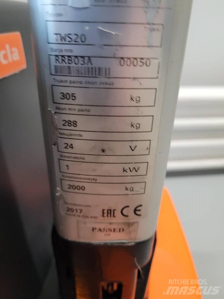 Rocla TWS20 Χειροκίνητο περονοφόρο ανυψωτικό