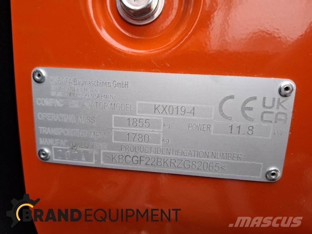 Kubota KX019-4 Εκσκαφάκι (διαβολάκι) < 7t