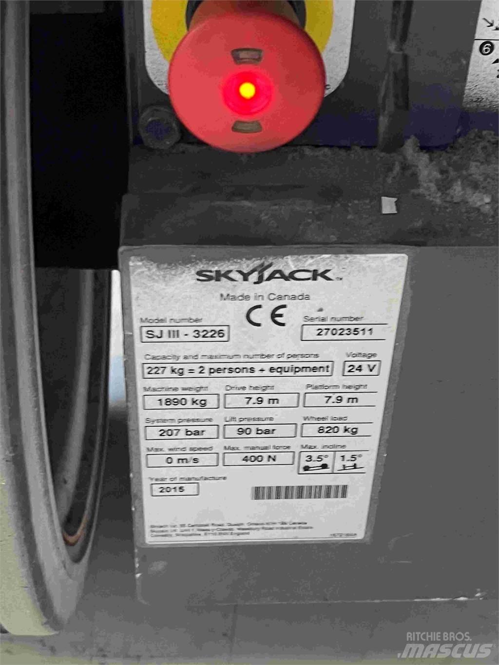 SkyJack SJ3226 Ανυψωτήρες ψαλιδωτής άρθρωσης