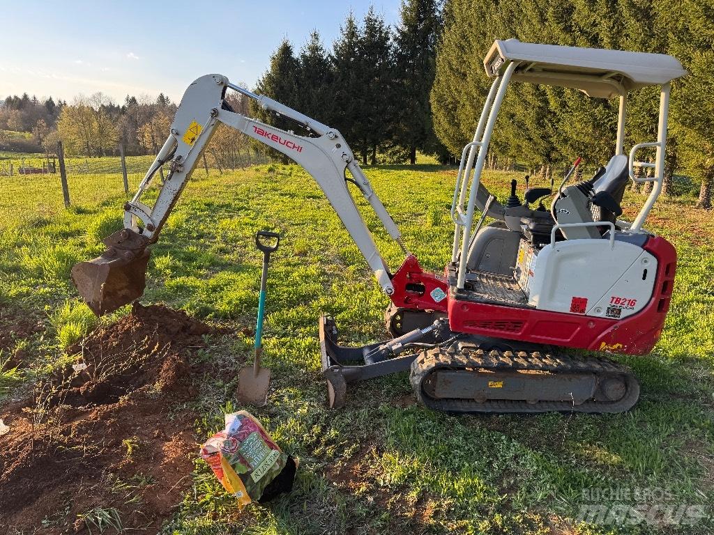 Takeuchi TB 216 Εκσκαφάκι (διαβολάκι) < 7t