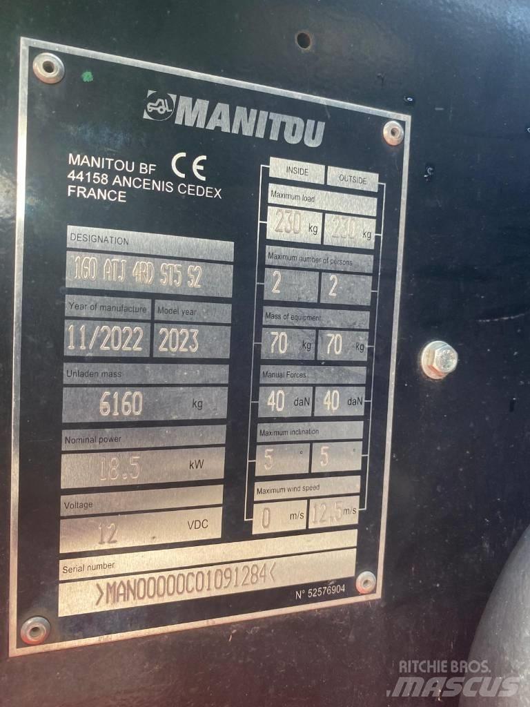 Manitou 160 ATJ Ανυψωτήρες με αρθρωτό βραχίονα