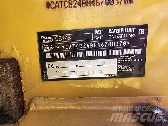 CAT CB24B Επίστρωση ασφάλτου