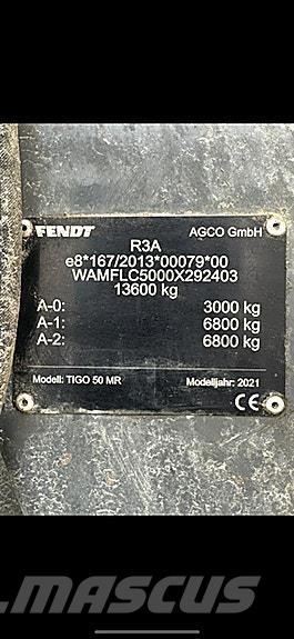 Fendt Tigo 50 MR Ρυμούλκες γενικής χρήσης