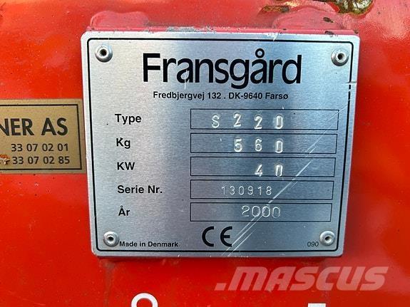 Fransgård S-220 Άλλα μηχανήματα για το δρόμο και το χιόνι