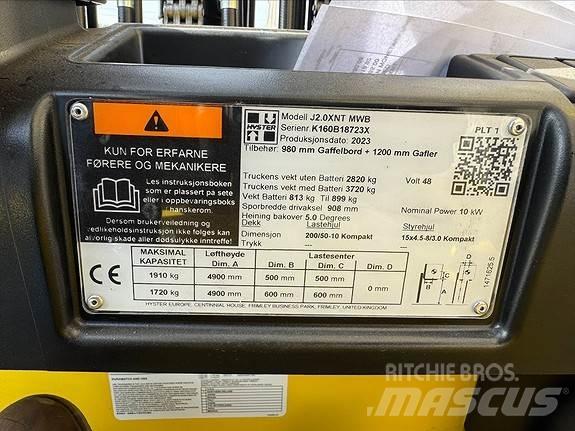 Hyster J2,0XNT Πετρελαιοκίνητα Κλαρκ