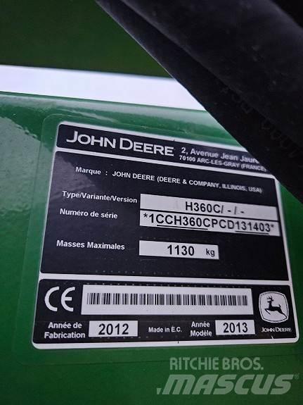 John Deere H360C Άλλα γεωργικά μηχανήματα