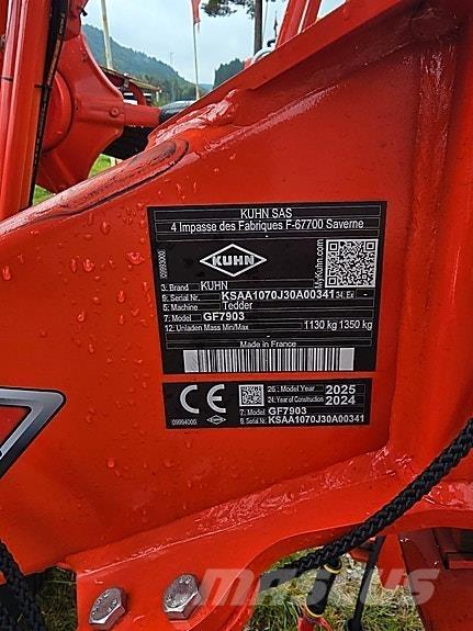 Kuhn GF7903 Πρέσες κυλινδρικών δεμάτων