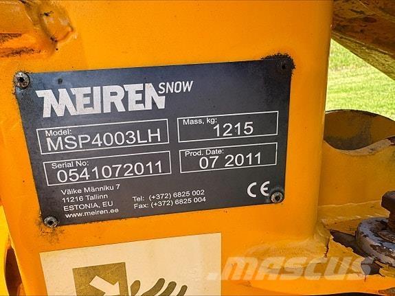 Meiren 2011 Εκχιονιστήρες και χιονοδιώχτες