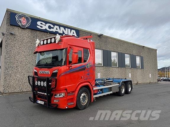 Scania R650B6x4NB Φορτηγά με γερανό & γάτζο