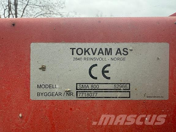 Tokvam SMA 800 Άλλα μηχανήματα για το δρόμο και το χιόνι