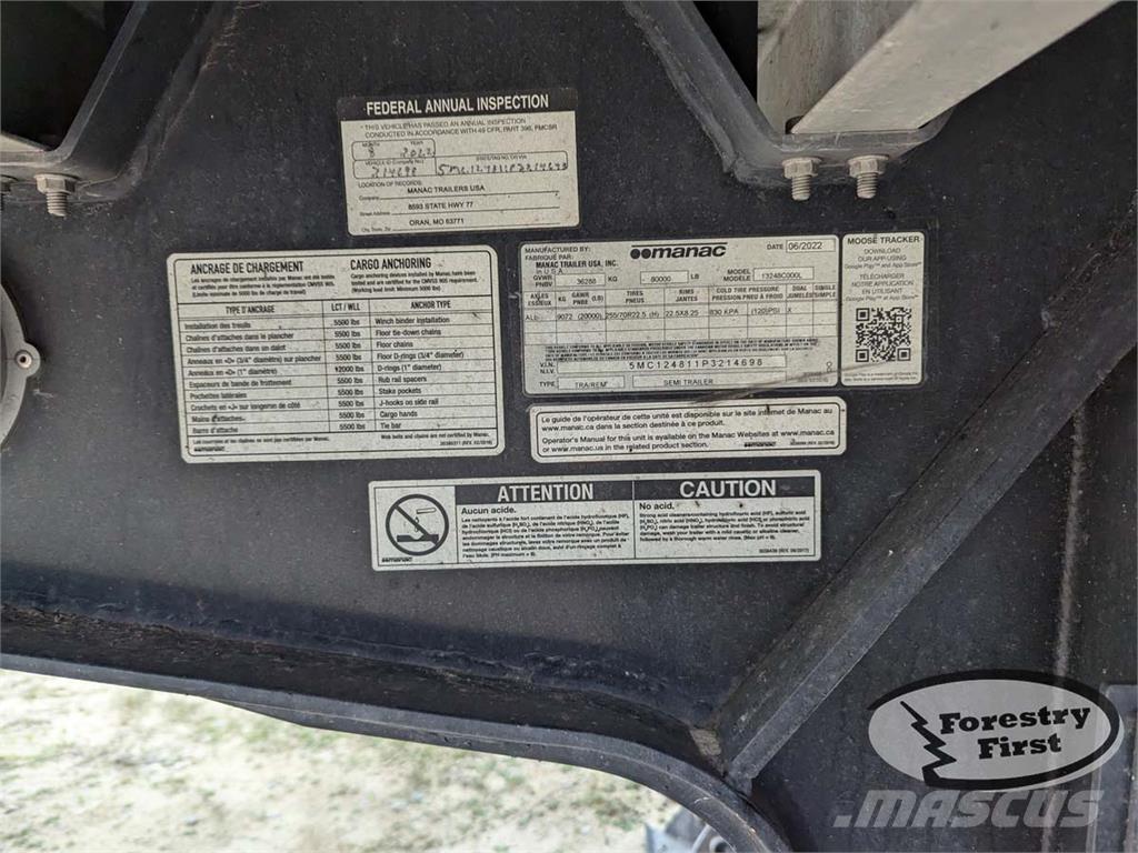 Manac step deck Δασοπονία - Άλλα