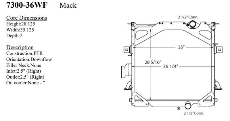 Mack CTP Καλοριφέρ