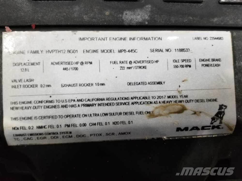 Mack MP8 Κινητήρες