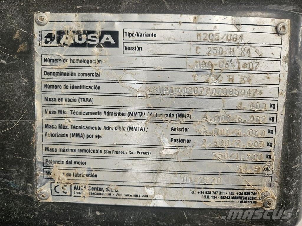 Ausa C250H Χειρισμός Υλικών - Άλλα