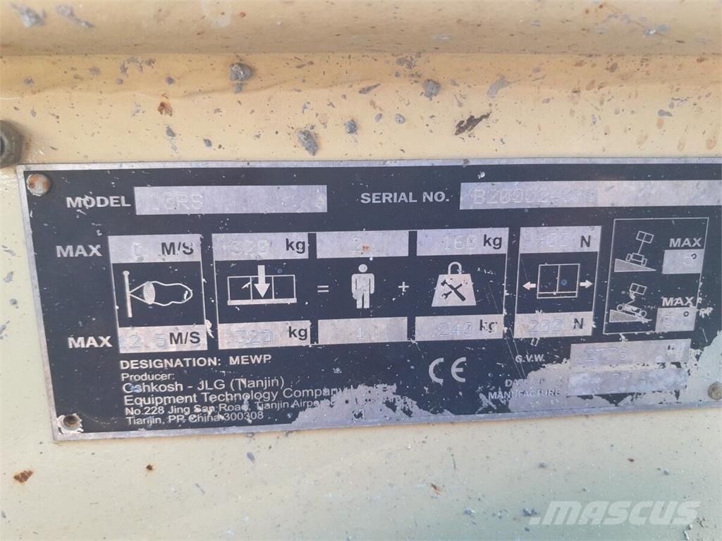 JLG 10RS Ανυψωτήρες ψαλιδωτής άρθρωσης