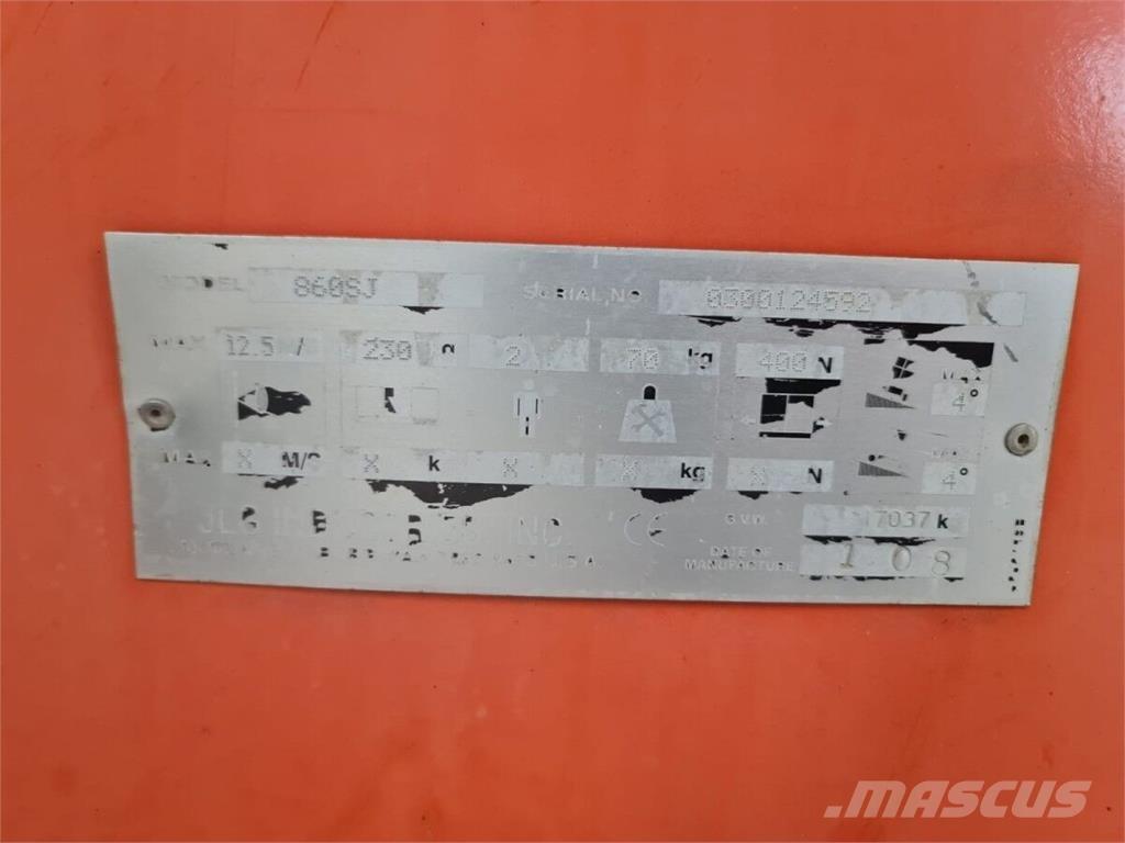 JLG 860SJ Ανυψωτήρες με τηλεσκοπικό βραχίονα