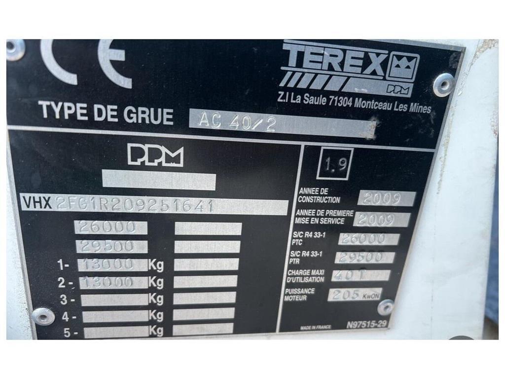 Terex AC40 Γερανοί παντός εδάφους