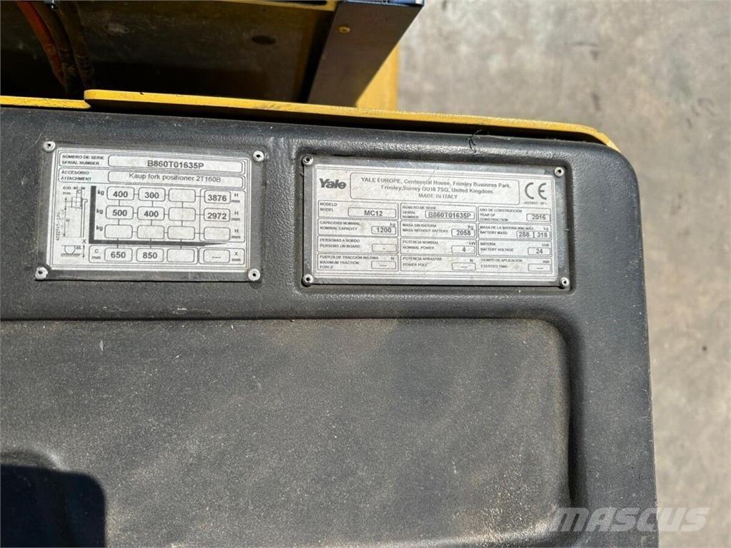 Yale MC12 Χειρισμός Υλικών - Άλλα