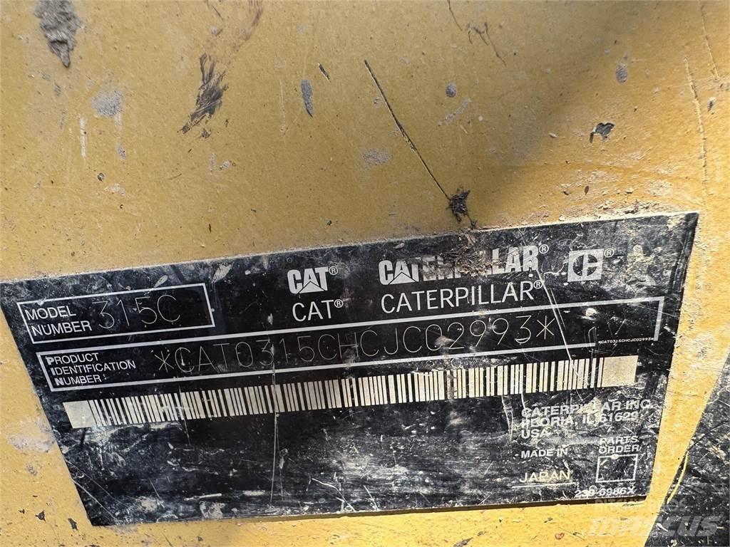 CAT 315C Εκσκαφείς με ερπύστριες