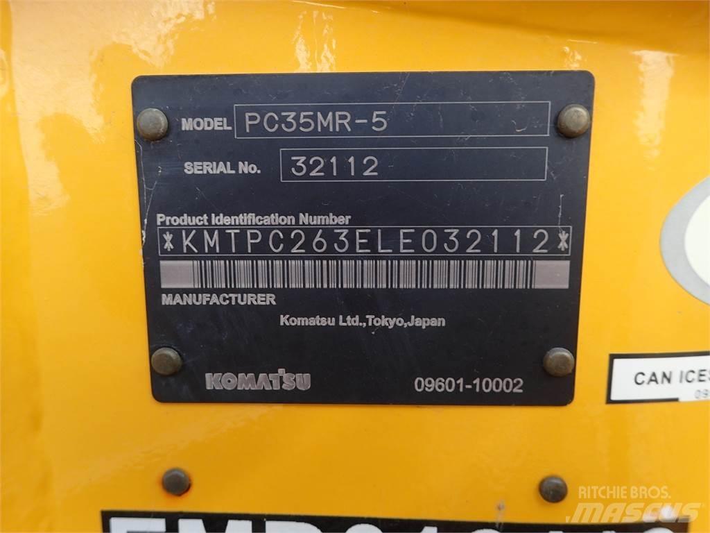 Komatsu PC35MR-5 +1 Εκσκαφείς με ερπύστριες
