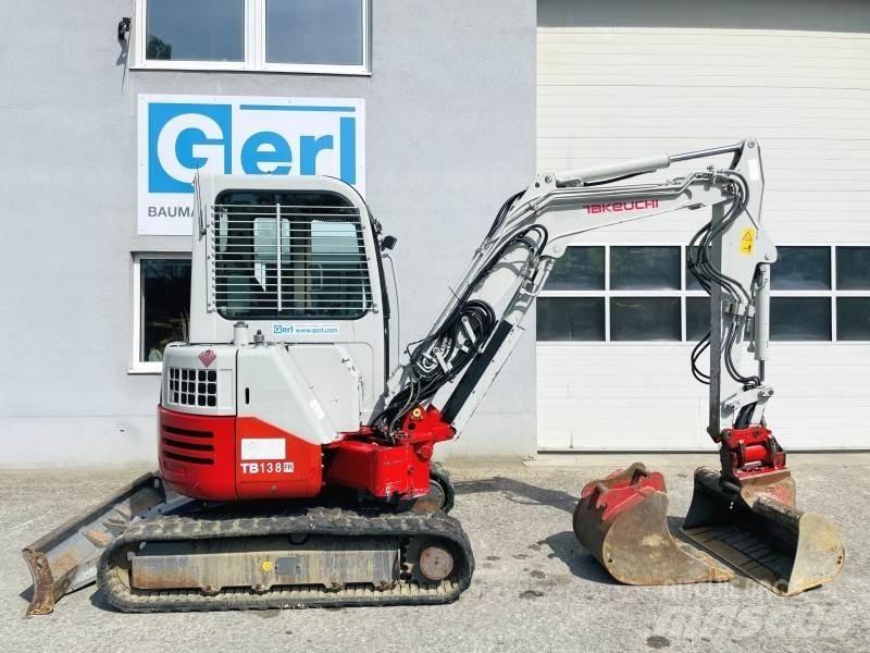Takeuchi TB138FR Εκσκαφάκι (διαβολάκι) < 7t