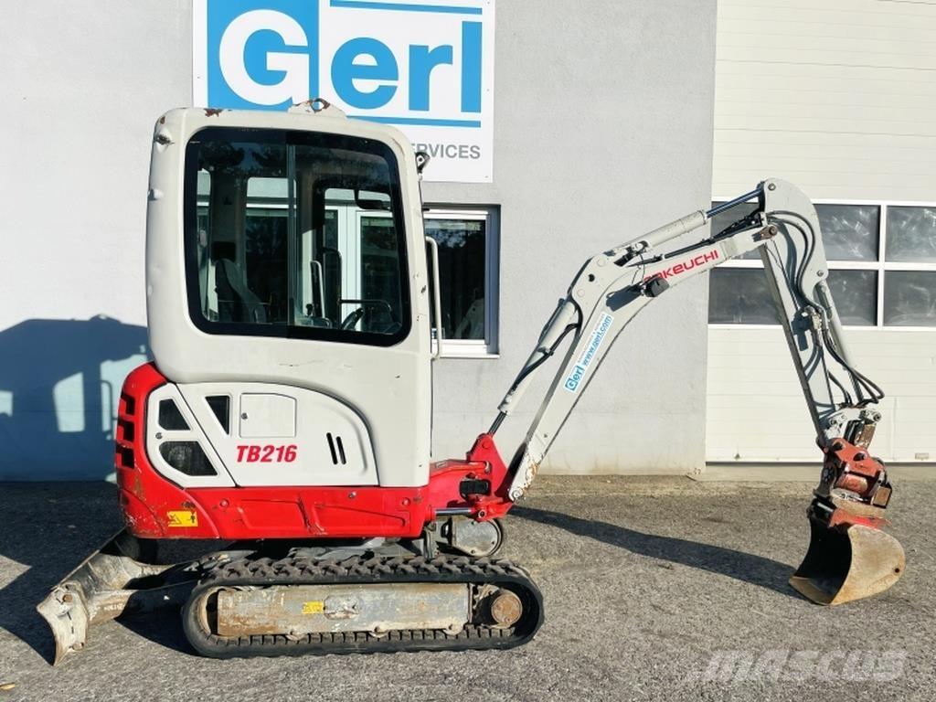Takeuchi TB216 Εκσκαφάκι (διαβολάκι) < 7t