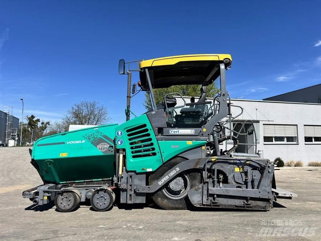Vögele Super 1803-3i Επίστρωση ασφάλτου