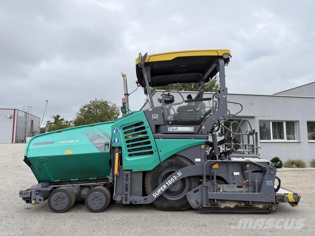 Vögele Super 1803-3i Επίστρωση ασφάλτου