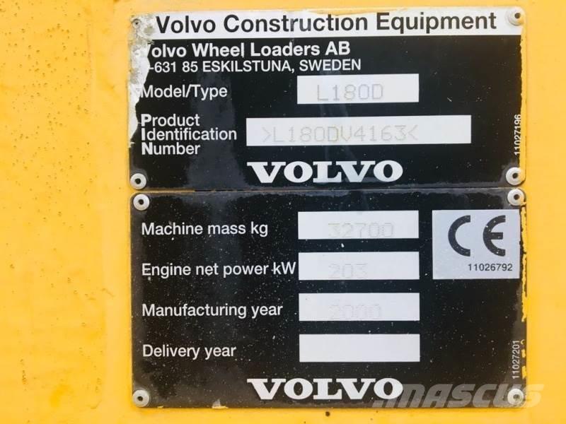 Volvo L 180 D HL Φορτωτές με λάστιχα (Τροχοφόροι)